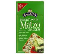 Rakusens Herb and Onion Matzo Crackers 150 g (Pack of 10)