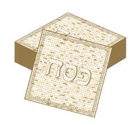 Rakuto Passover Matzo Napkins Decorations, 100PCS Happy Passover Dinner Napkins Disposable Party Decorations, Pesach Napkins Table Decor for Jewish Festival Kitchen Bathroom Supplies