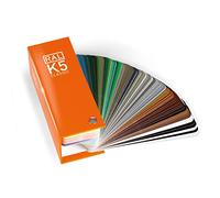 RAL K5 Colour Chart, 215 Full Page Colour Swatches, Gloss, 8 Languages - water-based