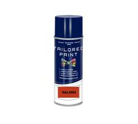 RAL2002 Vermillion Orange Gloss Aerosol Paint Can 2K Direct Gloss Paint RAL Colour Code For Wood, Metal, Plastic, PVC, UPVC, Fascia Boards - Indoor & Outdoor