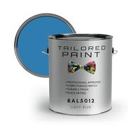 RAL5012 Light Blue 250ml Direct To Metal 1k Brush or Spray On Paint Gloss Smooth Finish Exterior & Interior (All-in-One Primer, Undercoat & Topcoat - Corrosion & Rust Resistant)