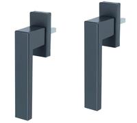 RAL7016 Set of 2 Anthracite Window Handle Grid Olive Metal 45° Grid Exclusive Design