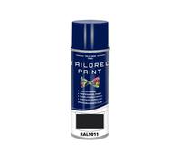 RAL9011 Graphite Black Gloss Aerosol Paint Can 2K Direct Gloss Paint RAL Colour Code For Wood, Metal, Plastic, PVC, UPVC, Fascia Boards - Indoor & Outdoor