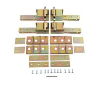 RALBDX Weld on 2 Door Four Suicide Door Heavy Duty Hidden Hinges Rat Rod Kit