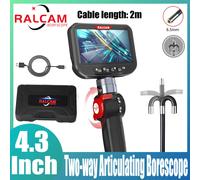 Ralcam Endoscope Camera 2-way 180° Inspection Camera 1080P HD Pipe Camera IP67