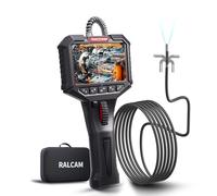 Ralcam Endoscope Camera with Light Endoscope Camera - Endoscope 6.2 mm Inspection Camera 3.5 Inch HD 720P Tube Camera, Cameras with 6 LEDs, IP67 Waterproof 2 m Semi-Rigid Cable Telescopic Camera Car