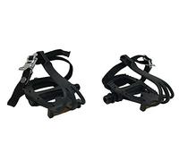 Raleigh 9/16" Road Racing Bike Resin Pedals Fitted With Toe Clips & Toe Straps