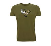 Raleigh Chopper Mk1 Stormtrooper T Shirt 1970s Bike Stunts BMX Vintage Star Wars Trooper (Medium, Army Green)