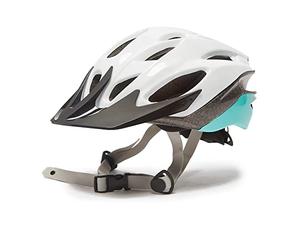 Raleigh - CSH1133L - Mission Evo Lightweight Adjustable Unisex Cycling Helmet Size 58-62cm in White and Mint