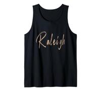 Raleigh North Carolina Vintage Elegant Design Tank Top