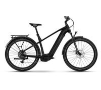 Raleigh Novus Electric Trekking Bike - Crossbar - 2026 - Onyx Black - Gloss S/40cm