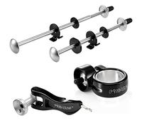 Raleigh PH111 Quick Release Wheel/Seatpost Lock 3 Pack Bicycle Set, Black
