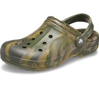 Crocs Unisex Ralen Lined Clog, Army Green/Multi, 3 UK