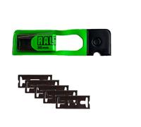 RALI 5-Pack 30mm Chrome Replacement Blades for G03 G30 B30 Pocket | 5 original double-cut reversible blades. Fits G03 G30 B30 Pocket. No sharpening.
