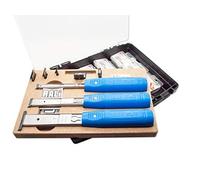 RALI Shark Professional Wood Chisel Set for Woodworking | 3 Adapters + 9 Interchangeable Blades + 1 Scraper + 1 HSS 50mm Raker Blade | Multi-Functional Woodworking Chisel for Carve, Scrape, and Cut