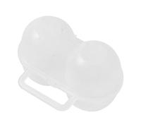 RALIYATX Eggs Storage Boxes, 2 Gird Eggs Holder Container Portable Eggs Tray Carriage Dispenser for Camping Picnics Travel Eggs Storage Box Leakproof