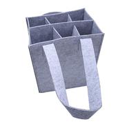 RALIYATX Elegant Gray Felt Wine Bag Wine Bag with Thick Lining Business and Pleasure Gifting Transportation