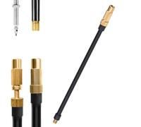 Rallonge De Gonfleur De Pneu - Tire Valve Extension Pneu | Caoutchouc Flexible Valve - Pneuu Rallonge Extension D'air Pompe Tuyau Pneus Gonfleur Tube Tuyau En Caoutchouc Noir Gonflage