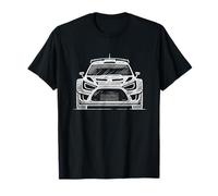 Rally Car Front View - Sketch Motorsport Design T-Shirt