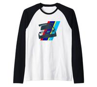 Rally Group B Vintage Car Racing and Motorsport Race Livery Raglan Baseball Tee