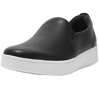 Rally Leather Slip On Skate Sneakers Black