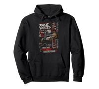 Rally Pace Notes Co Driver Racing Rally Car Motorsport Pullover Hoodie