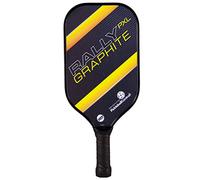 Rally PXL Graphite Pickleball Paddle (Yellow) XL Elongated Power & Reach Shape | Standard Grip | Polymer Honeycomb Core and Graphite Face