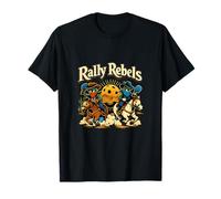 Rally Rebels Pickleball Retro Outlaw Pickles T-Shirt