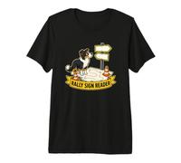 Rally Sign Reader Dog Signs Course Map Cones Premium T-Shirt