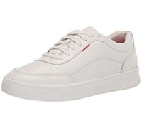 FitFlop Mens Rally X Leather Trainers White 7