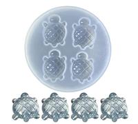 Ralondbey Epoxy Resin Mold Cute Small Turtle Silicone Mold DIY Cake Decorating Baking Mold for Making Chocolate Fondant Cupcake Molds Nonstick Silicone Moulds for Resin Casting