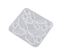Ralondbey Epoxy Resin Mold Keychain Resin Mold Fairy Wings Silicone Mold for Resin Pendant Earrings Jewelry Silicone Moulds for Resin Casting