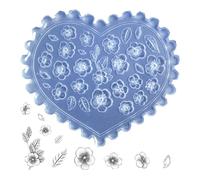 Ralondbey Epoxy Resin Mold Silicone Moulds for Resin Casting Creative Nail Art Silicone Mold for Easy Pattern and Designs Creation Soft Materials Fit Various Nail Shapes and Lengths