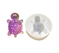 Ralondbey Epoxy Resin Mold Silicone Moulds for Resin Casting Flexible Silicone Jewelry Ornament Crafting Mold Best for Making Realistic Diamonds Turtles Resin Crafts and Gifts