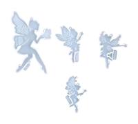 Ralondbey Epoxy Resin Mold Silicone Moulds for Resin Casting Silicone Fairys Winds Chime Mold Set Epoxy Resin Mould for Home Decoration Personalized Wall Hanging Making Molds