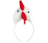 Ralondbey Headband Hairband Adorkable Chicken Hairband Cute Headband Funny Costume Rooster Headpiece Hair Accessories for Women and Girls