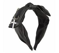 Ralondbey Headband Hairband Knot Headband For Women goth Skeleton Hand Punk Headband Pu Leather Headband Hair Accessories for Women and Girls