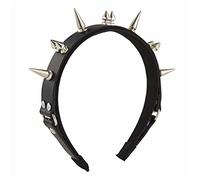 Ralondbey Headband Hairband Rock Headband For Men Rivet Headband Punk Headband Spiked Headband Gothic Tiaras Hair Accessories for Women and Girls