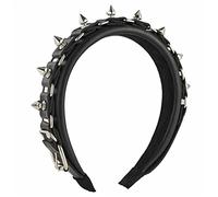 Ralondbey Headband Hairband Rock Headband For Men Spiked Headband Gothic Tiaras Rivet Headband Punk Headband Hair Accessories for Women and Girls