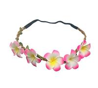 Ralondbey Headband Plumeria Flower Headband Eye-catching Hairband Bride Headband Korean-style