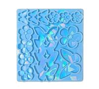 Ralondbey Silicone Moulds for Resin Casting Epoxy Resin Mold DIY Hair Pin Casting Mold Holographic Hair Clip Silicone Mold for Making Crafts
