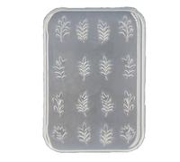 Ralondbey Silicone Moulds for Resin Casting Epoxy Resin Mold Practical Thin Silicone Nail Art Mold Transparent Stamping Plate Nails Stencils DIY Manicure Mould Tools for Manicurists