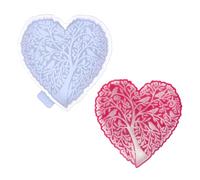 Ralondbey Silicone Moulds for Resin Casting Epoxy Resin Mold Tree of Life Homemade Mold Coaster Crystal Dripping Novel Silicone Tray Mold