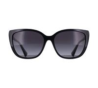 Ralph by Ralph Lauren Women's Butterfly Shiny Black Polarized Gradient Grey RA5274