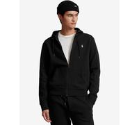 Ralph Lauren 30/1 Logo Full Zip Hoodie Pure Black - S