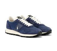 Polo Ralph Lauren PRL Trail 125 Suede Trainers - Navy, Navy, Size 6, Men Navy