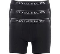 Polo Ralph Lauren Mens 3 Pack Stretch Cotton Boxer Briefs - Colour: 002 Polo Black/Polo Black/Polo Black - Size: Large