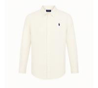 Ralph Lauren Classic Relaxed Fit Shirt Creamy White Linen Womens