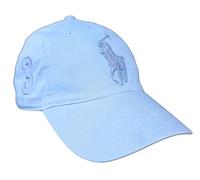 Ralph Lauren Classic Sport Cap Baseball Big Pony Blue Light Blue One Size