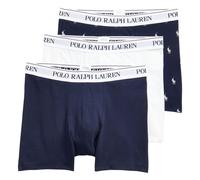 Ralph Lauren Classic Stretch-Cotton Trunk 3-Pack - Navy / White / Navy AOPP